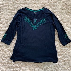 NWT Lucky Brand 3/4 Top
